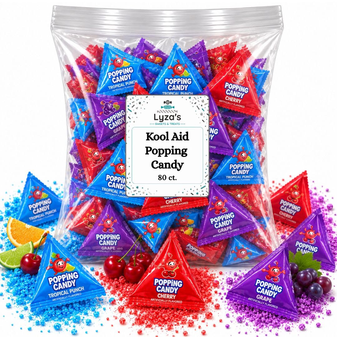 Amazon.com: Kool Aid Popping Candies - Tropical Punch, Cherry