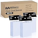 3000 Counts Card Sleeves, Clear Penny Sleeves for Trading Cards, Baseball Card Sleeves, Soft Trading Cards Sleeve Fit for MTG, TCG, Baseball Cards, Football Cards, Game Cards