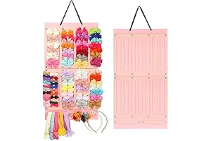 Vimiv Hair Bows Holder Wall Hanging Organizer for Baby Hair Clips Storage