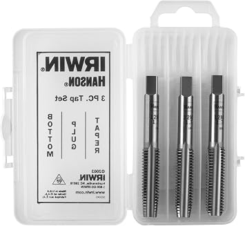 IRWIN TAP 7/16"-20NF 3PC SET"