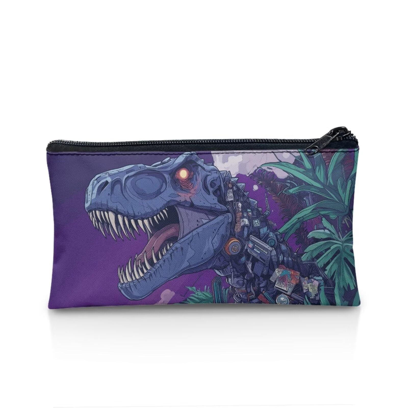 UOIMAG Dinosaur Pencil Case for Girls Dino Pen Pouch Box Storage Bag for Back to School Kids
