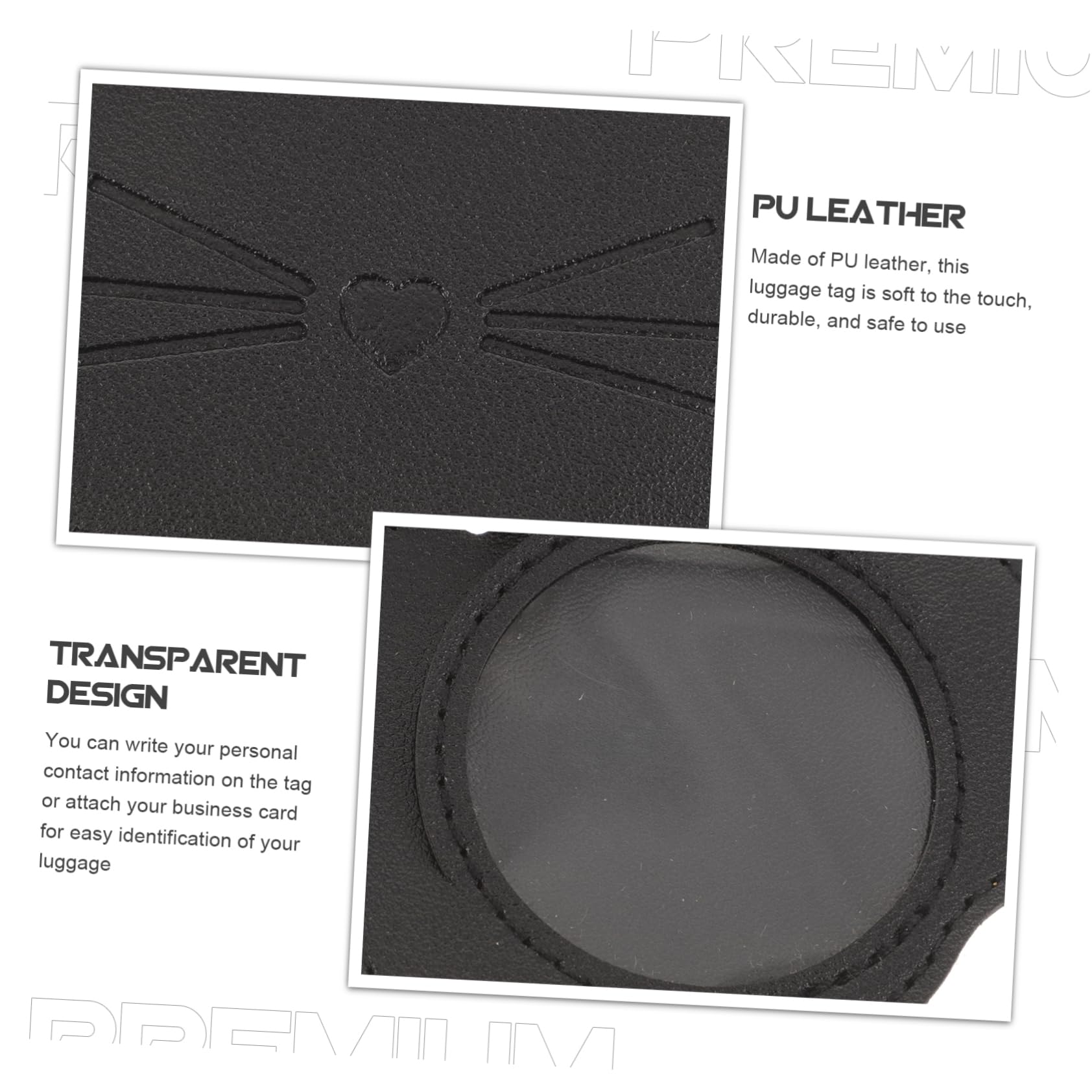 FOMIYES 4 Set Etichetta Bagaglio Tag Per I Bagagli Tag Bagagli Personalizzati Etichette Identificative Della Borsa Da Viaggio Etichetta Valigia Etichette Per Bagagli Da Viaggio 3 Pezzi*4