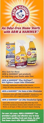 Miniatura 7 de Polvo desodorante de arena para gatos con bicarbonato de sodio, 20 onzas