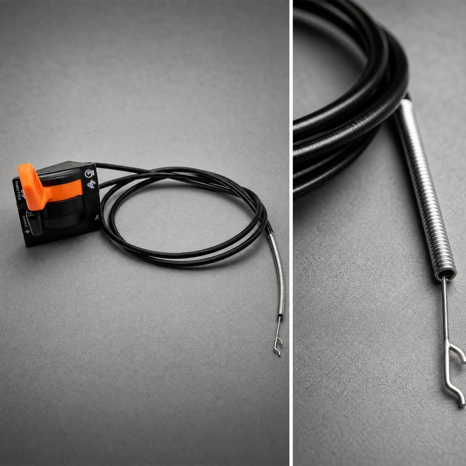 Baoblaze Estrangulador con Cable Flexible para Cortacésped Reemplazo Repuesto Universal Acuado para s Jardinería Serie X300 X500