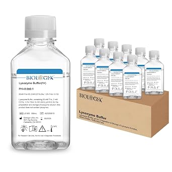 Lab Lysozyme Buffer 1, pH 8.0, 1Concentrate, 500ml/Bottle, 30 Bottles/Case