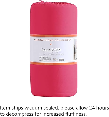 Miniatura 6 de American Home Collection Juego de edredón, peso medio, alternativa al plumón, microfibra ultrasuave, tamaño individualindividual XL, juego de 2