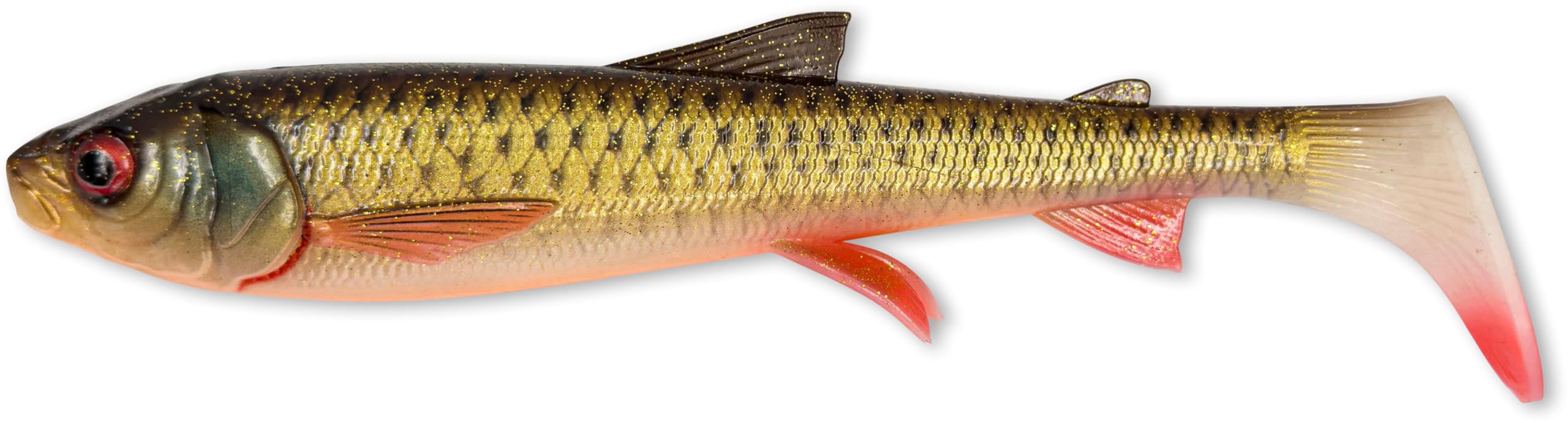 Savage Gear 3D Whitefish Shad - Rubber Fish, Color: Dirty Roach, Length/Weight/Packaging Content: 20 cm / 62 g / 1 piece
