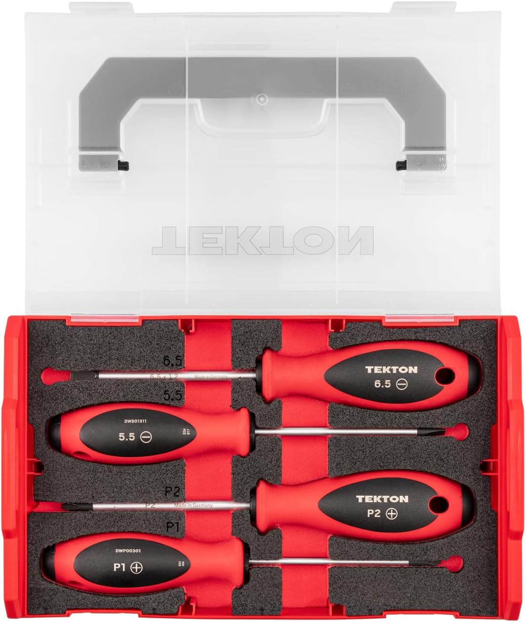 TEKTON Phillips and Slotted Screwdriver Set, 4-Piece | DWZ90604
