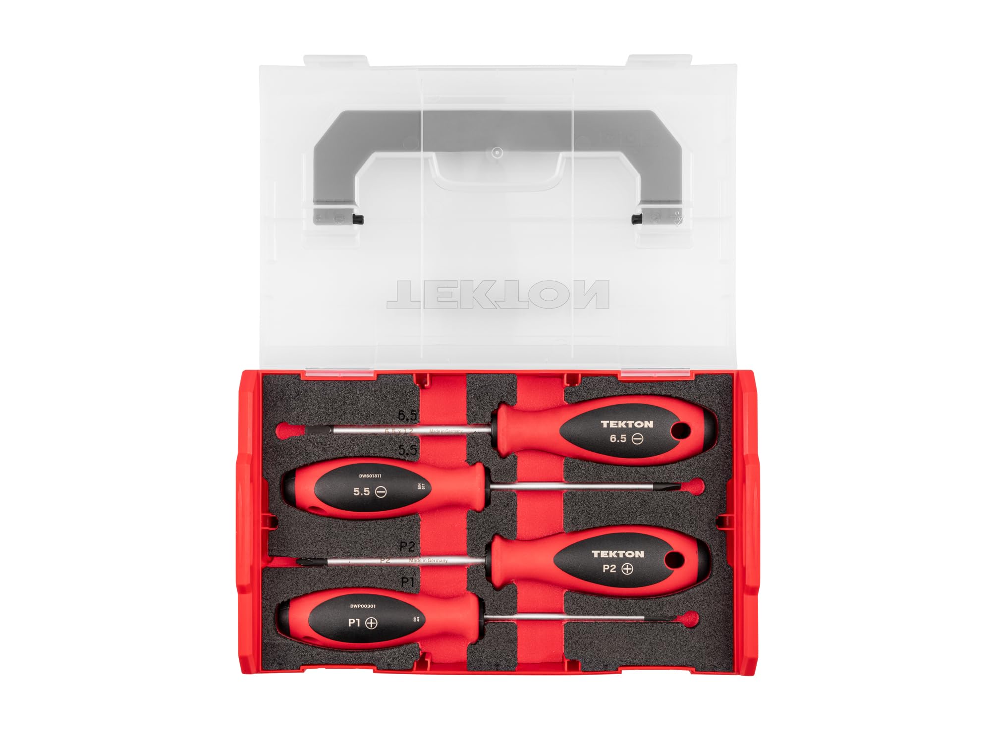 TEKTON Phillips and Slotted Screwdriver Set, 4-Piece | DWZ90604