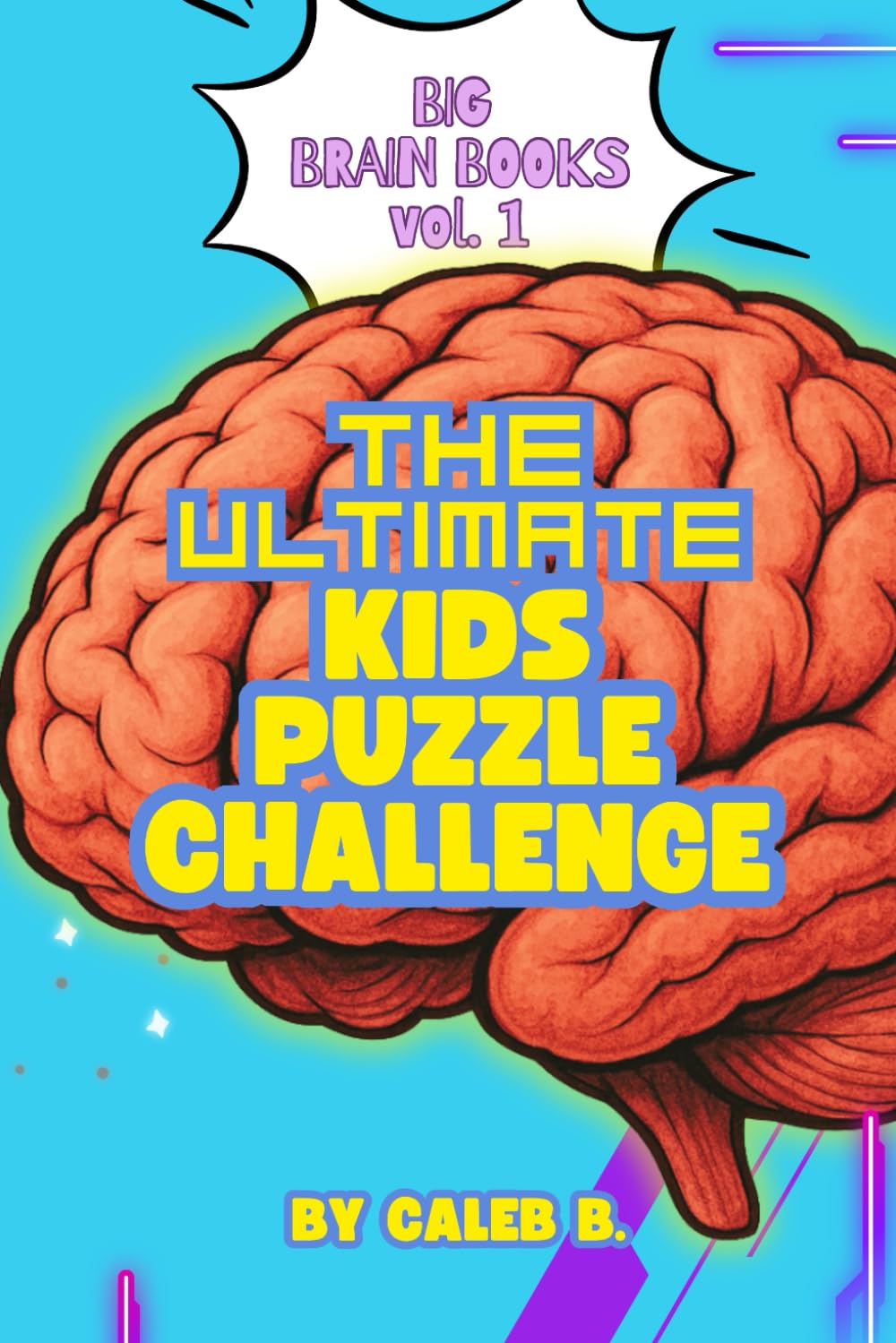 Big Brain Books Vol. 1: The Ultimate Kids Puzzle Challenge – Riddles, Logic Games, Trick Questions, Patterns & Brain Stretch Puzzles