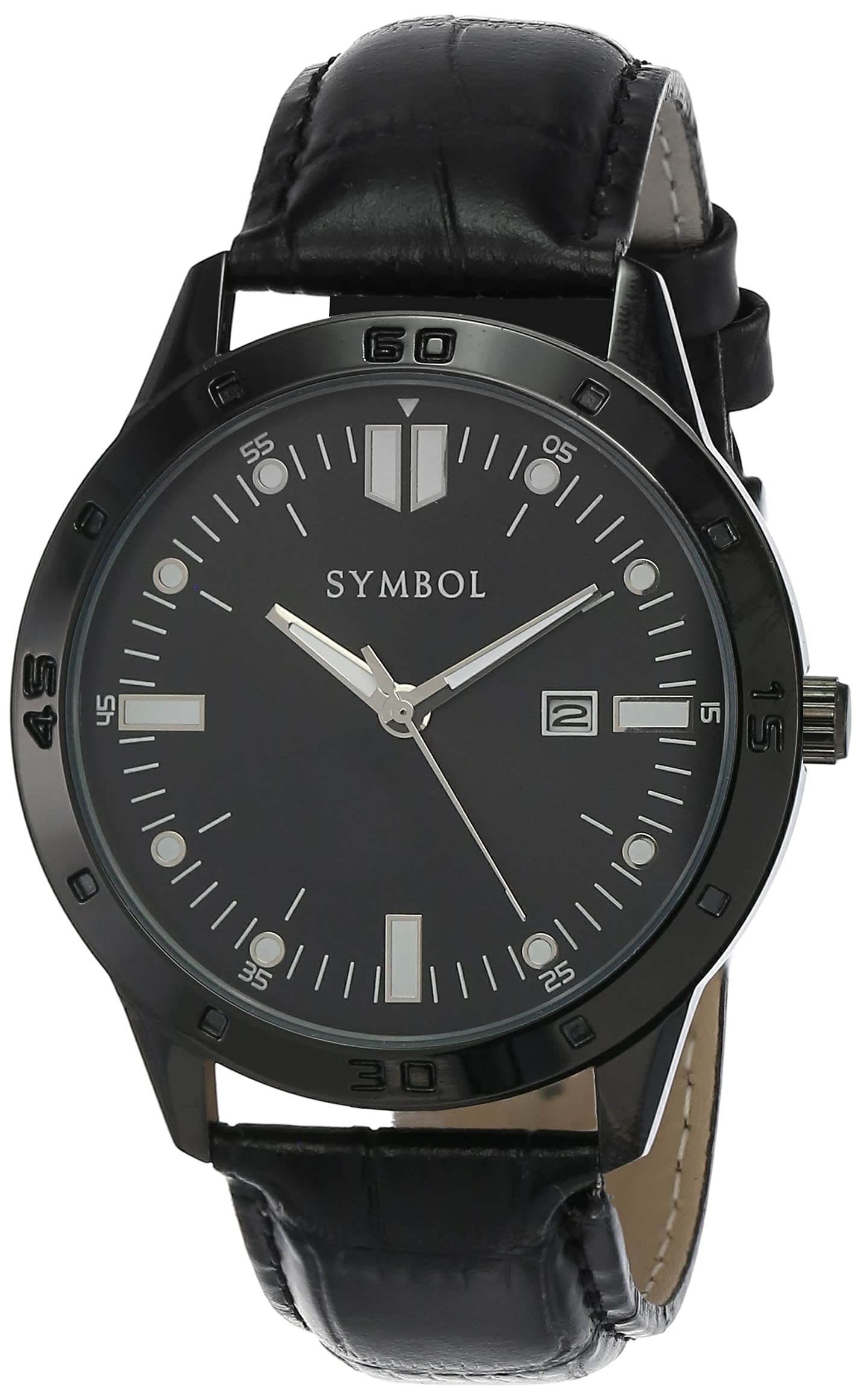 Amazon Brand - Symbol Men Leather Spring-Summer21 Analog Blue Dial Watch-Az-Sym-Ss21B-25D, Band Color-Blue (B0916ZRQLB) Amazon Price History, Amazon Price Tracker