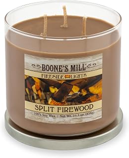 Squire Boone's Split Firewood Scented Soy Candle