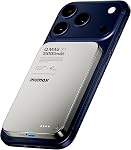 MOMAX Q.MAG Chargeur portable sans fil 10000mAh, 0.5" Pack de batterie magnétique de charge rapide Slim Power Bank pour iPhone Air/17 Pro Max/17 Pro/16/15/14/13/12 (1*Port USBC PD20W, Pas d'éclairage)