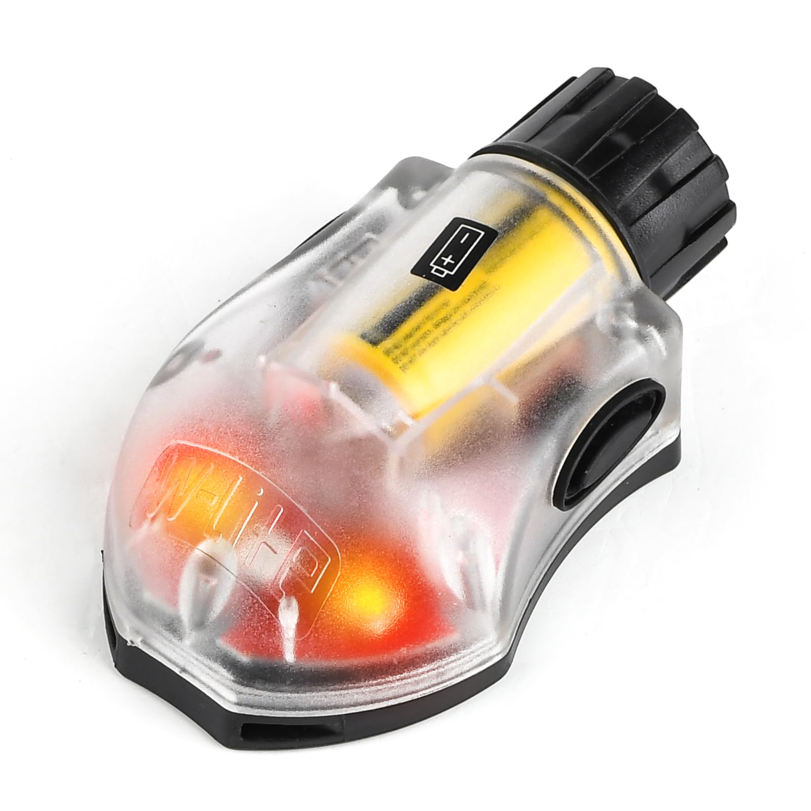 GLECTICAL Tactical Helmet Light, IR Strobe Light & 4 Speed Red Strobe with Magic Tape for Fast Helmet Accessories for Outdoor Sports(RED)