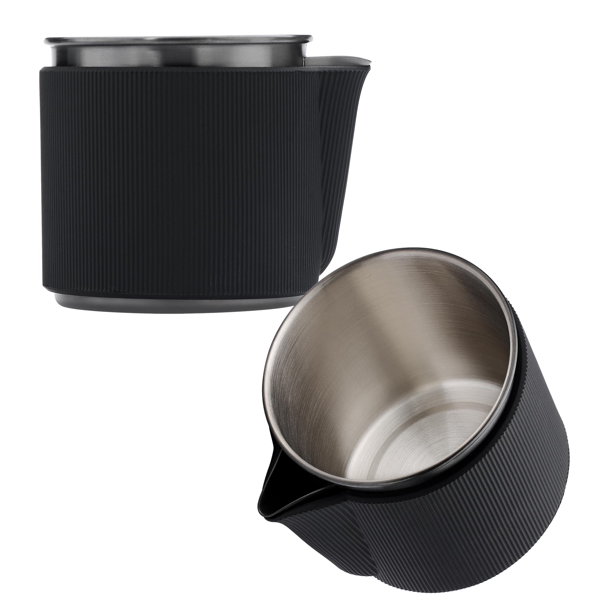 Normcore Set da viaggio per versare il caffè, set portatile per versare il caffè, gocciolatore da viaggio per tazza singola, utilizzare V60 e macchina da caffè in carta con filtro a onda, acciaio