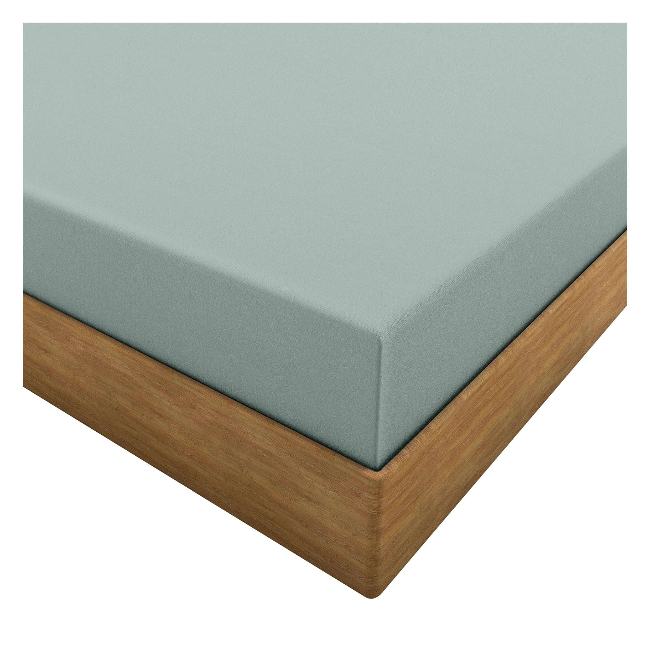 HOME ACE Duck Egg Easy Iron Percale Super King Size Fitted Sheet Super King Bed Cotton Fitted Sheets, Superking Beds Fitted Sheet 100% Poly Cotton Bed Sheets, Super King Polycotton Fitted Sheet โ image 1