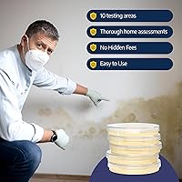 Vista 3 de Kit de prueba de moho con 10 pruebas individuales - Kit de prueba de molde para el hogar - Incluye guía detallada de identificación de moho