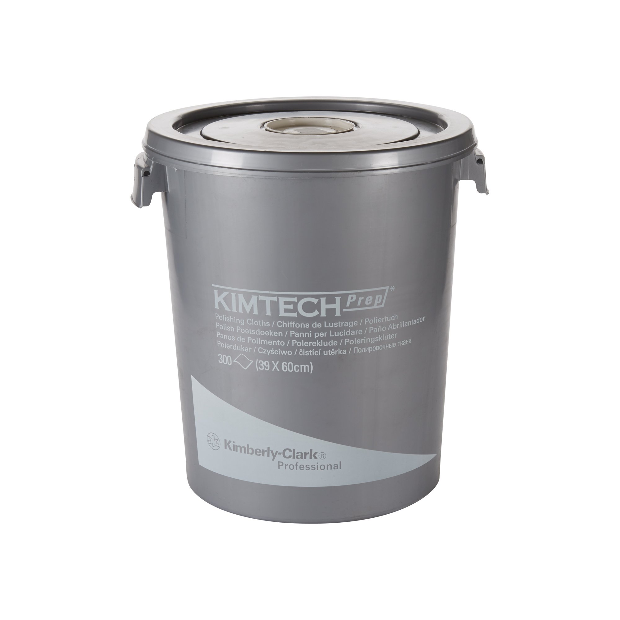 Kimtech Spendereimer für Poliertücher 7213 – 1 Spendereimer mit 300 Tüchern, weiß