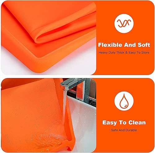 NancyL 36 Inch Silicone Griddle Cover for Blackstone, Full-Wrap 36" Griddle Mat Protective Grill for Blackstone Protector Accessories Kit, Protect from Rust, Rodents, Insects, Debris(22 inch)