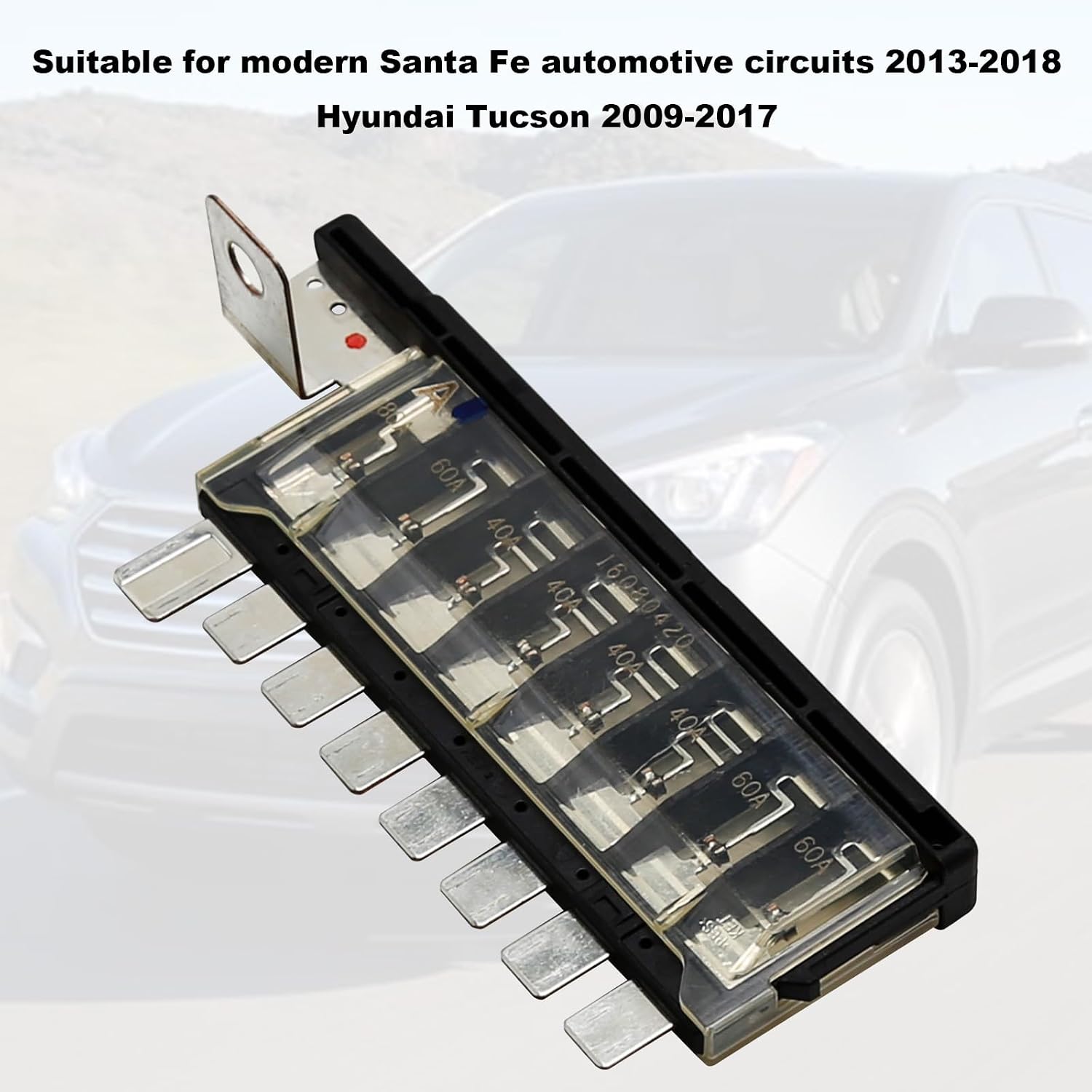 Multi Fuse Multi Block Automotive Circuit Fuse Replacement for Hyundai Santa Fe 2013-2018 & Hyundai Tucson 2009-2017, Replaces 18790-01316