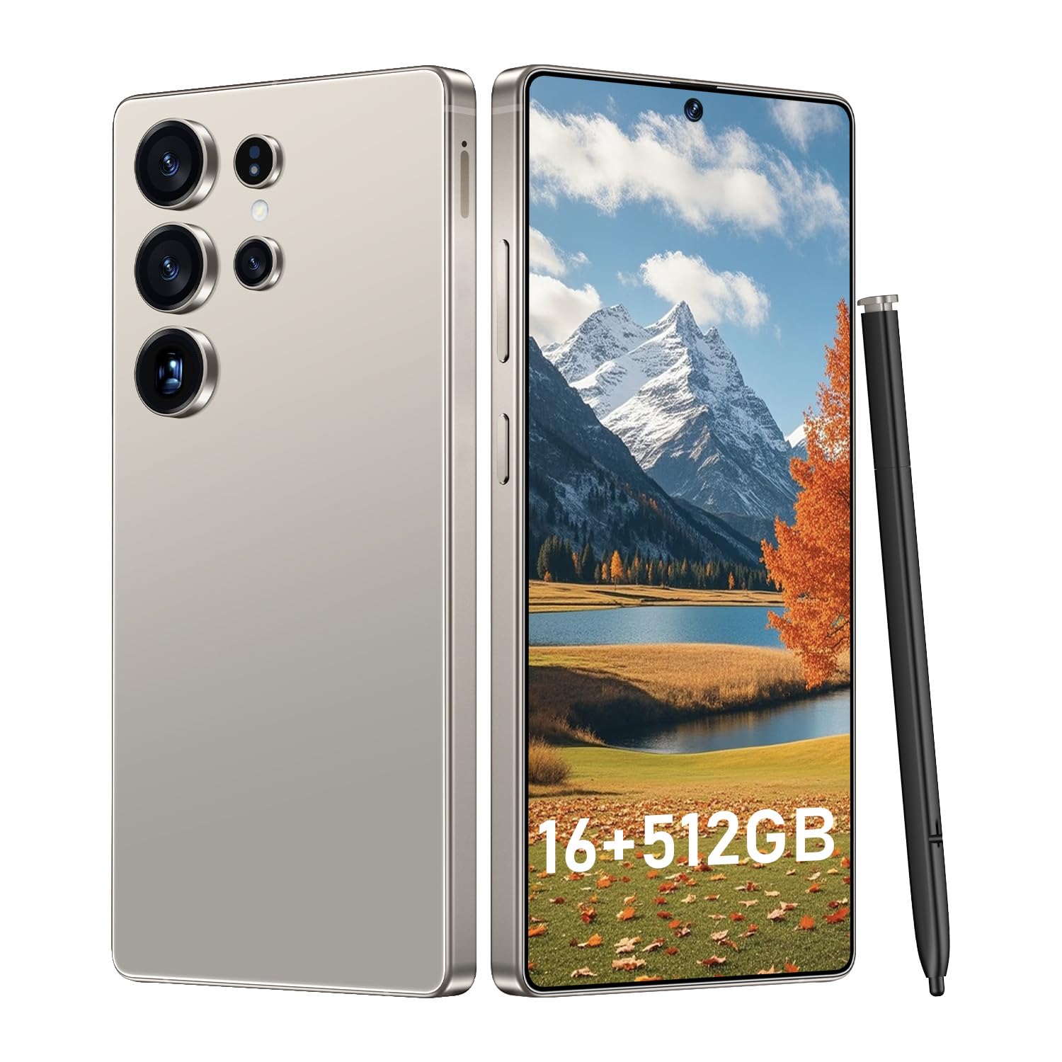 I25 Ultra: Powerhouse 16GB/512GB, 2-Day 7000mAh Battery, Huge 6.99" Android 14 Phone w/Built-in Stylus - Your All-in-One Device The Superior Choice (Titanium Gray)