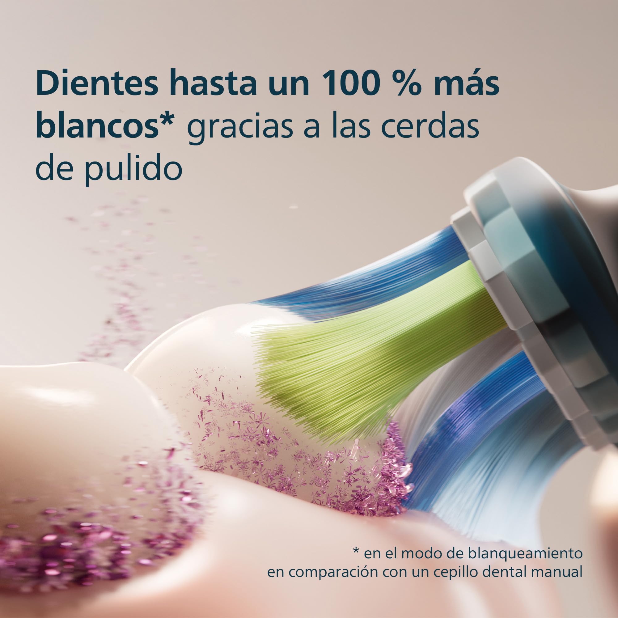Philips Sonicare C3 Premium Plaque Defence, cabezales de cepillo dental de repuesto originales, negro, paquete de 2, HX9042/88