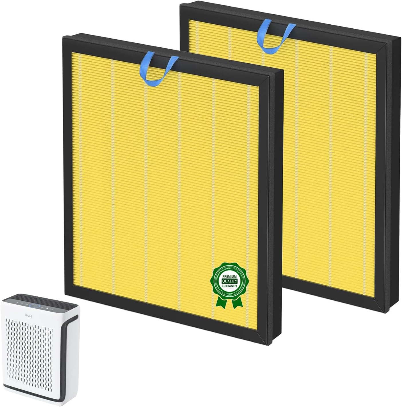 Vital 100S Filtro Di Ricambio 2 Pezzi Per Purificatore LEVOIT Vital 100S HEPA, 3 In 1 H13 Con Prefiltro E Carbone Attivo - 2