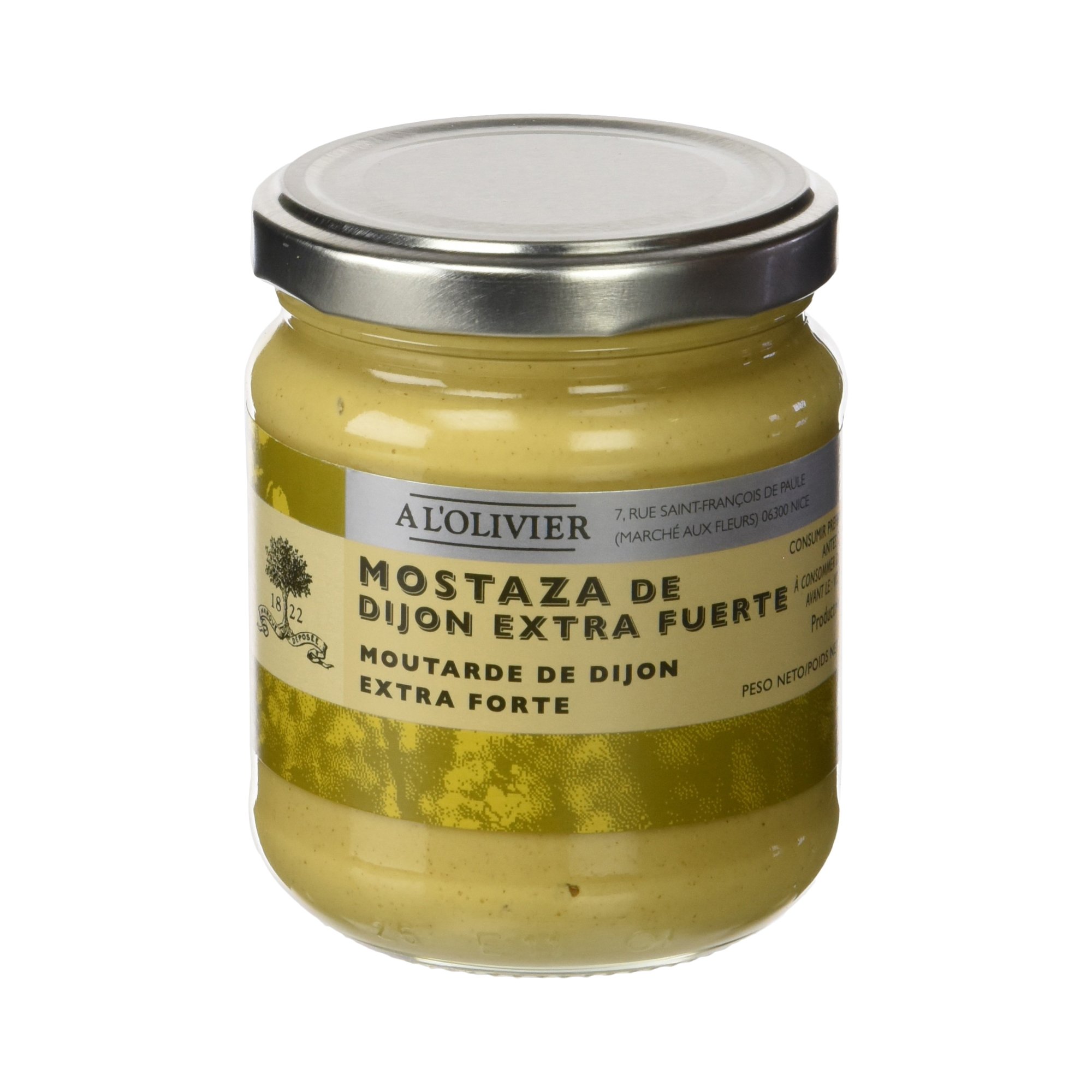 A L'Olivier Mostaza de Dijon Extra Fuerte 200 g