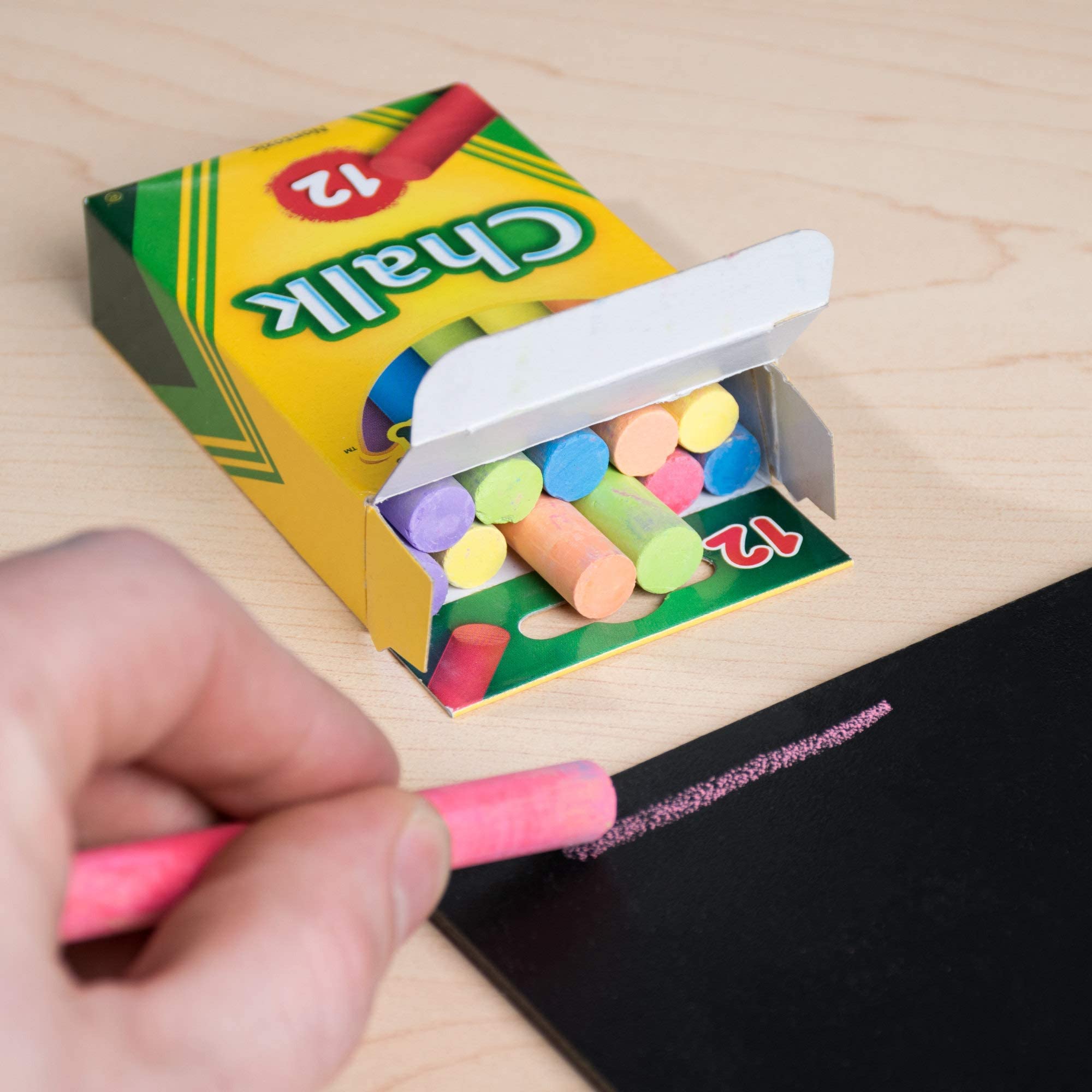 Crayola kolorowe kredowe pałeczki 12 sztuk - 2 opakowania