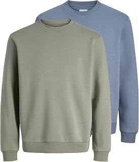 Jack & Jones Herren Jjebradley Sweat Crew 2pk Mp Jjebradley Sweat Crew 2Pk Mp (2er Pack)