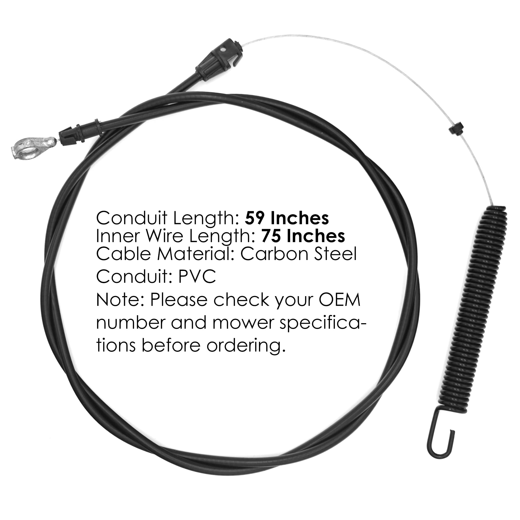 532435111 Deck Engagement Clutch Cable For Craftsman 42 Yt3000