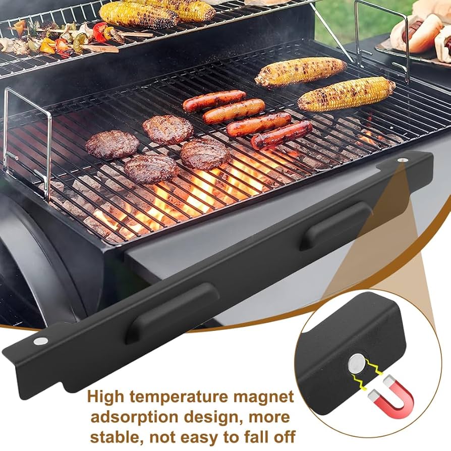 BBQ Griddle Replacement Parts Heavy Duty Stainless Steel Heat Shield For Gas Grill 4pcs