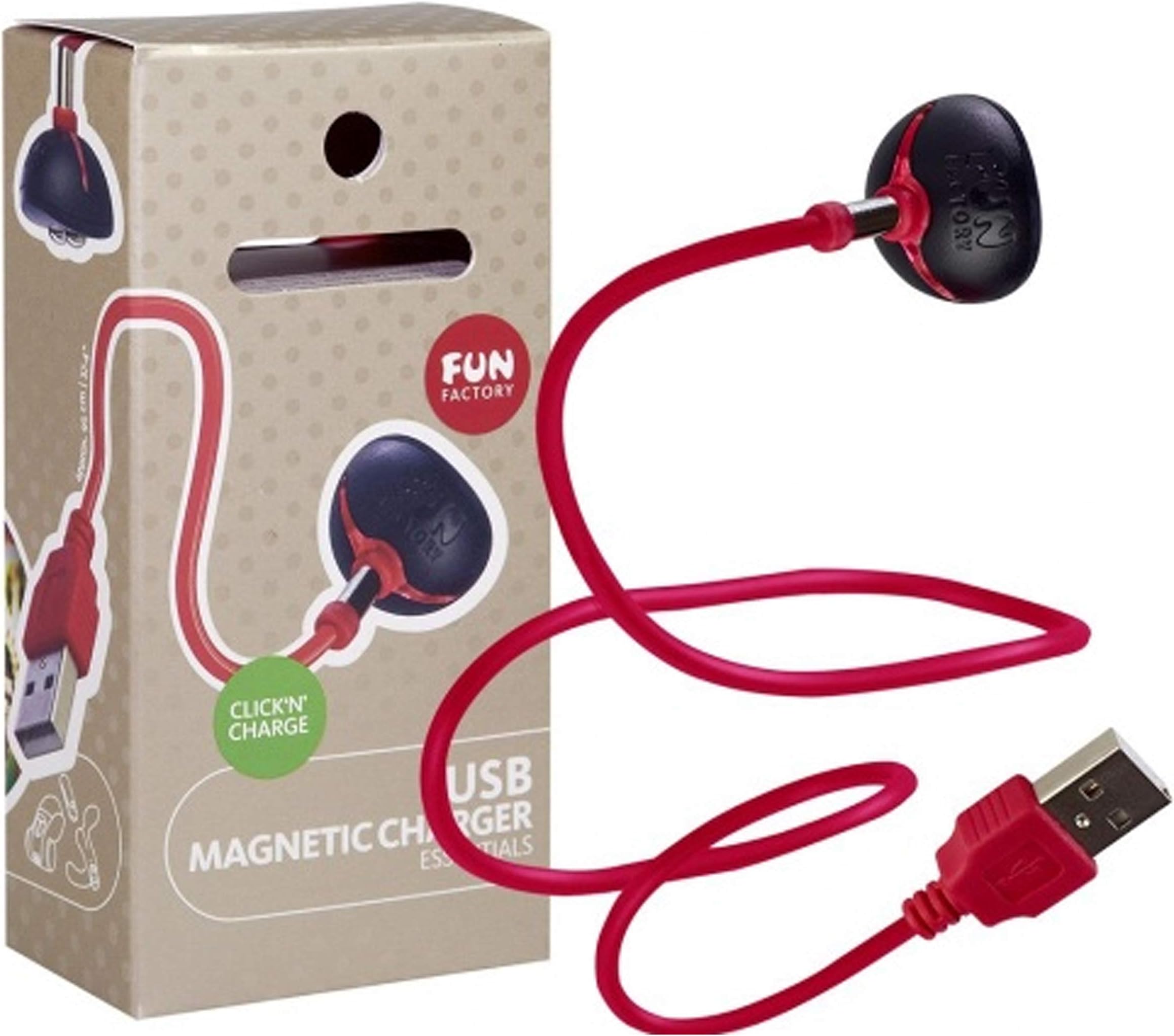 Fun Factory Universal USB Magnetic Click N Charge Power Adapter Charging Cable Charger