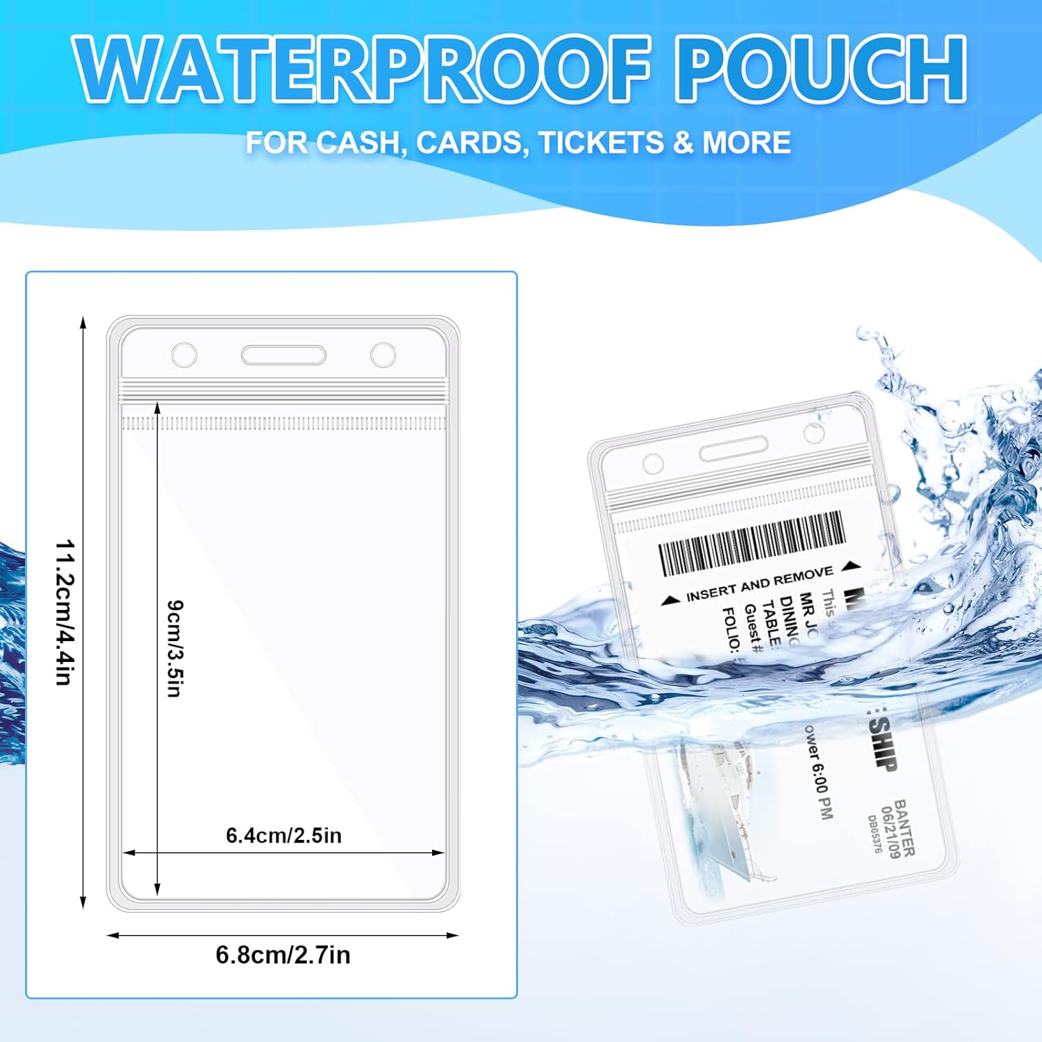 Hotop 20 Pack Carnival Cruise Lanyards with Waterproof ID Holder Detachable Buckler Cards for Women Men Cruise Accessories - Image 5