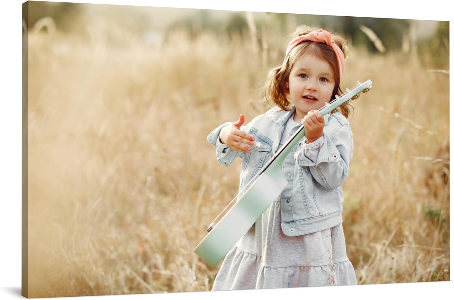 TreeDeal Personalized Wall Art with Your Photo On Canvas - Custom Photo to Canvas Print Wall Art for Living Room Bedroom Home Décor- Digitally Printed(18" x 12")