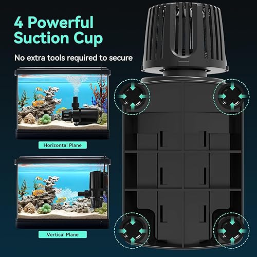 Miniatura 4 de Bomba de agua sumergible 3968 GPH, bomba de estanque de 110 W con 29.6 pies. Altura de elevación para piscina de estanque Koi, cascada, pecera,