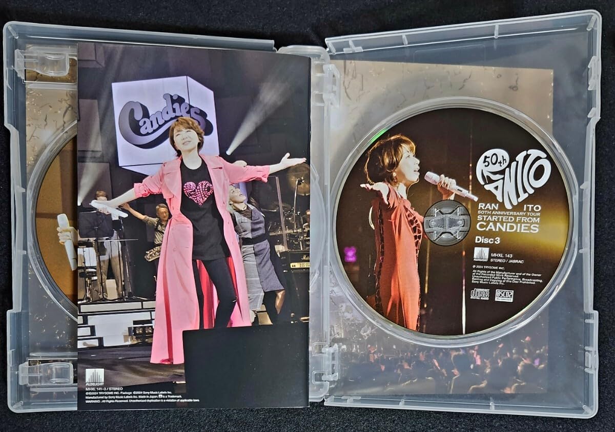 伊藤蘭 Started from Candies 直筆サイン入り　DVD Amazon.co.jp: 50th Anniversary Tour ~Started from Candies