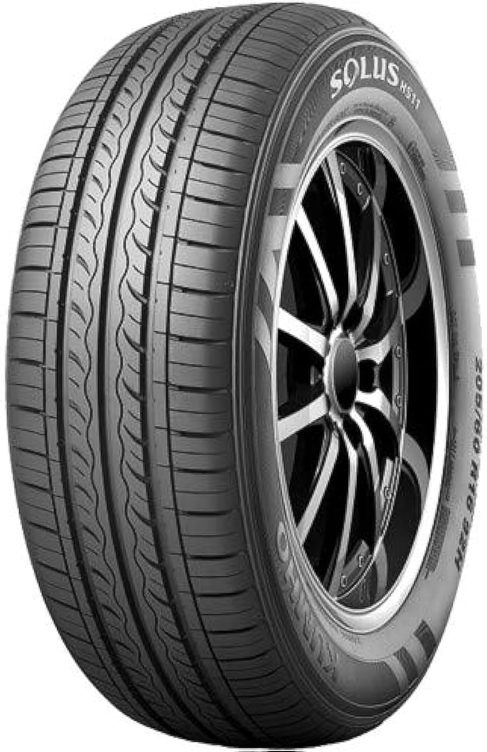 Kumho 185/70R14 88H SolUS Hs11 Radial, Load Index 88, Speed Rating H, Load Capacity 1235 Pounds, 5 Year Warranty, Made In Korea