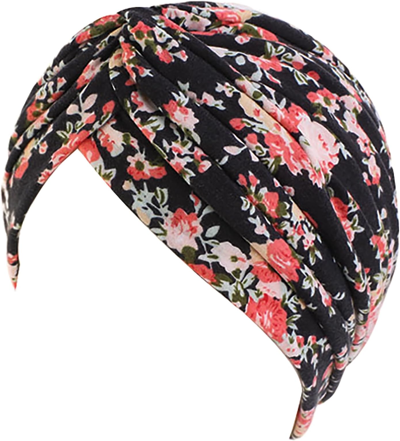 Women's Turban Cotton Cancer Chemo Hat 3D Knot Elastic Headwear Hair Loss Hat