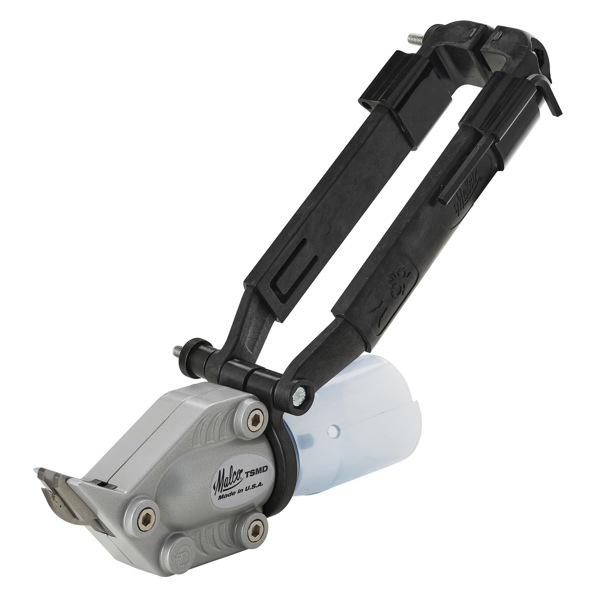 Malco TSMD Double-Cut TurboShear Attachment |Clean Straight Edge on Both Sides of the Cut | Power Assisted Sheet Metal Drill Attachment Cutting Tool |