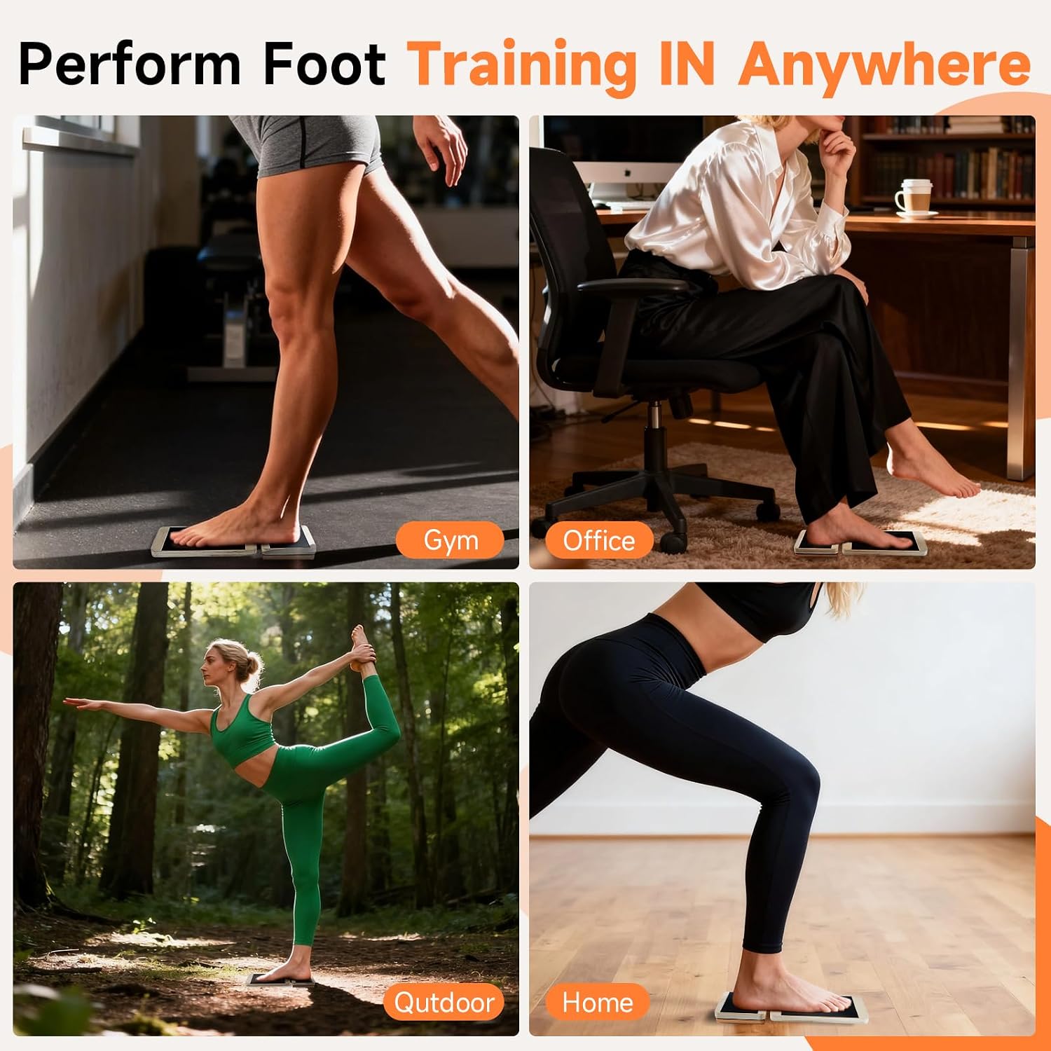 Ankle Balance Board Ankle Strengthener, Foot Strengthener Ankle Trainer for Ankle Strength & Mobility, Adjustable Ankle Stability Board Portable Ankle Exerciser for Sports Training