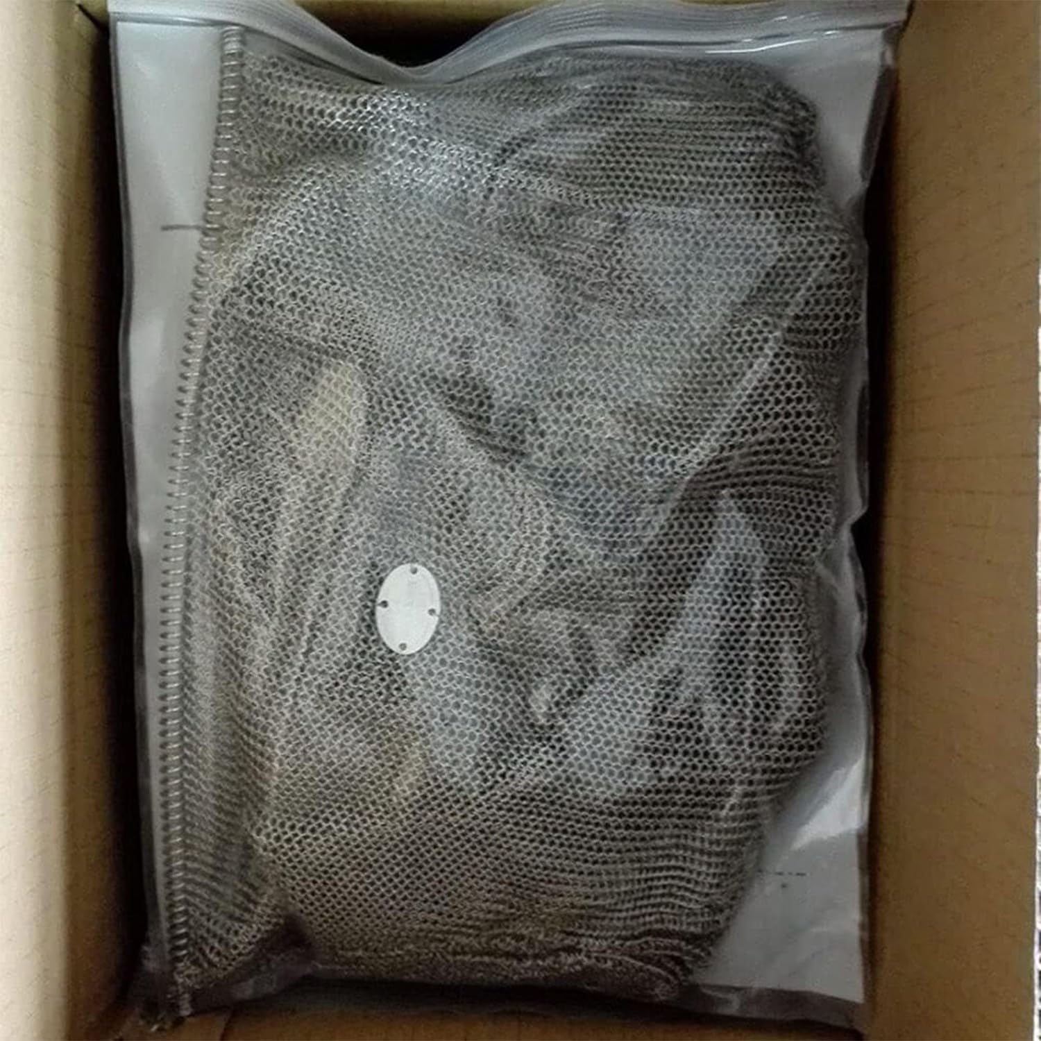 Delantal Delantal Resistente A Cortes De COTA De Malla Metálica, Delantal De Metal De Acero Inoxidable 316, Delantal Protector De Trabajo De Seguridad De Carnicero, Correas Ajustables 55x60CM