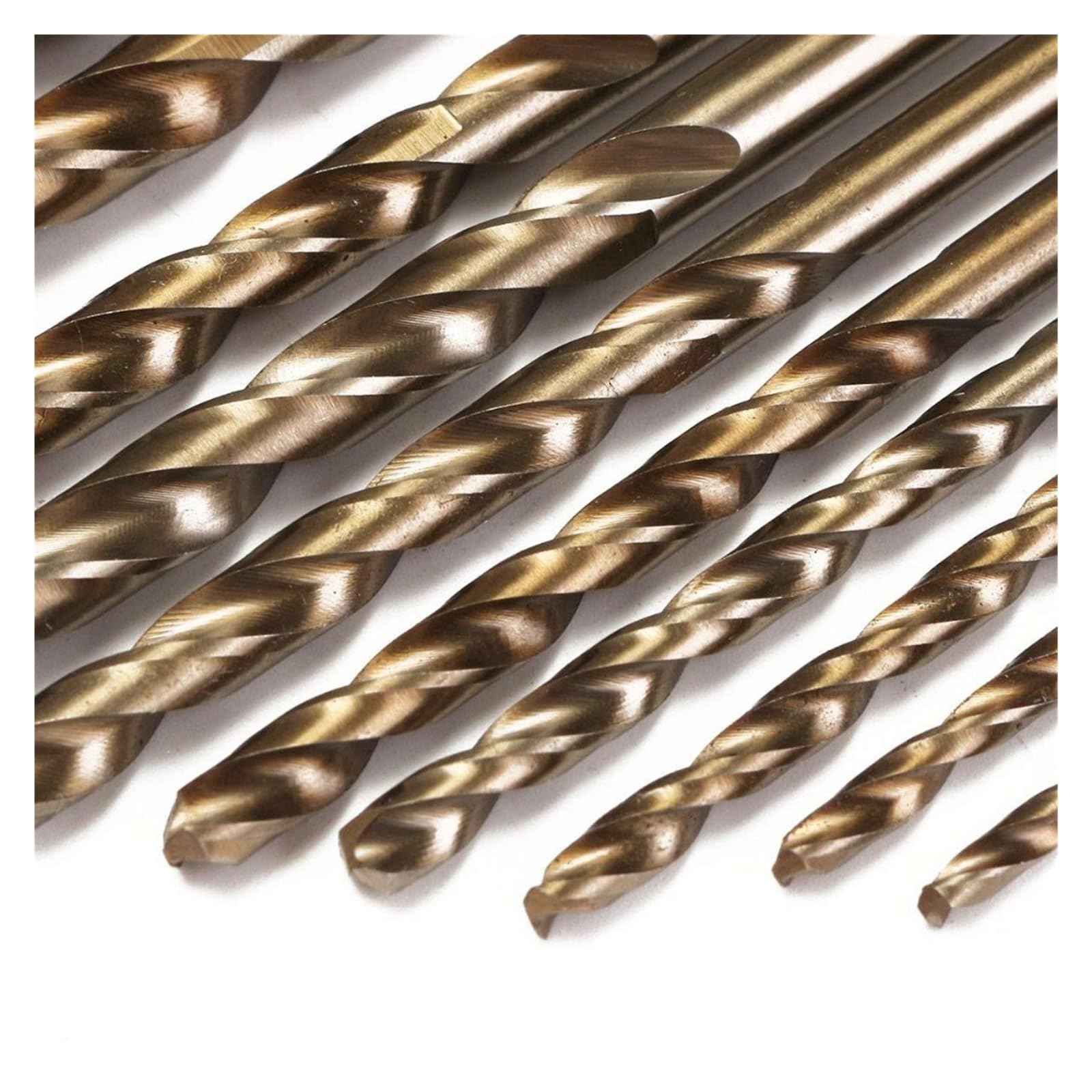 Juego De Puntas De Taladro En Espiral HSS M35, 25 Uds., 1-13mm, Acero De Alta Velocidad, Punta De Punto Dividido De 135 Grados for Perforación De Metal Y Madera
