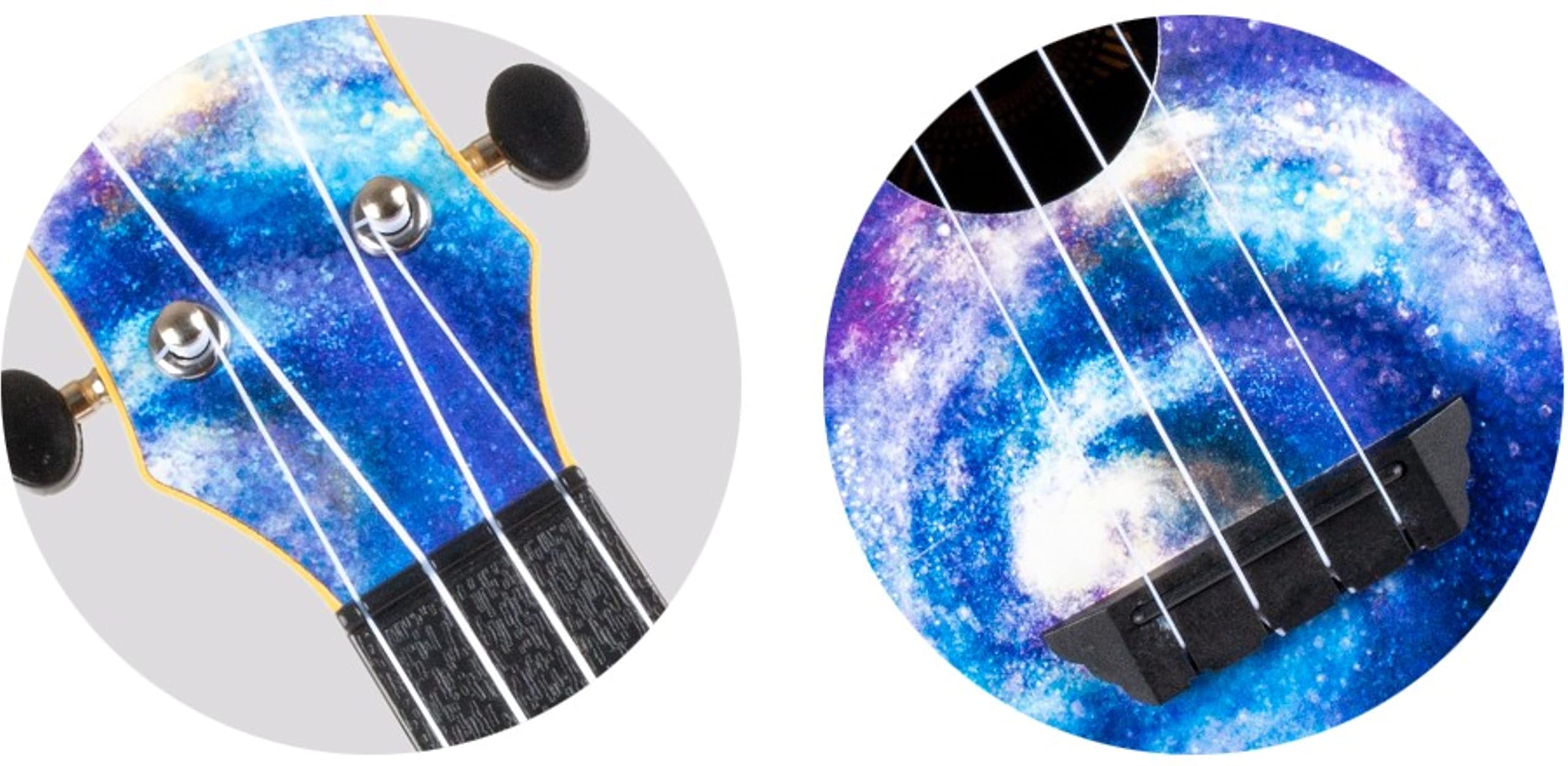 TUC40 ABS sopranowe ukulele podróżne - kosmos