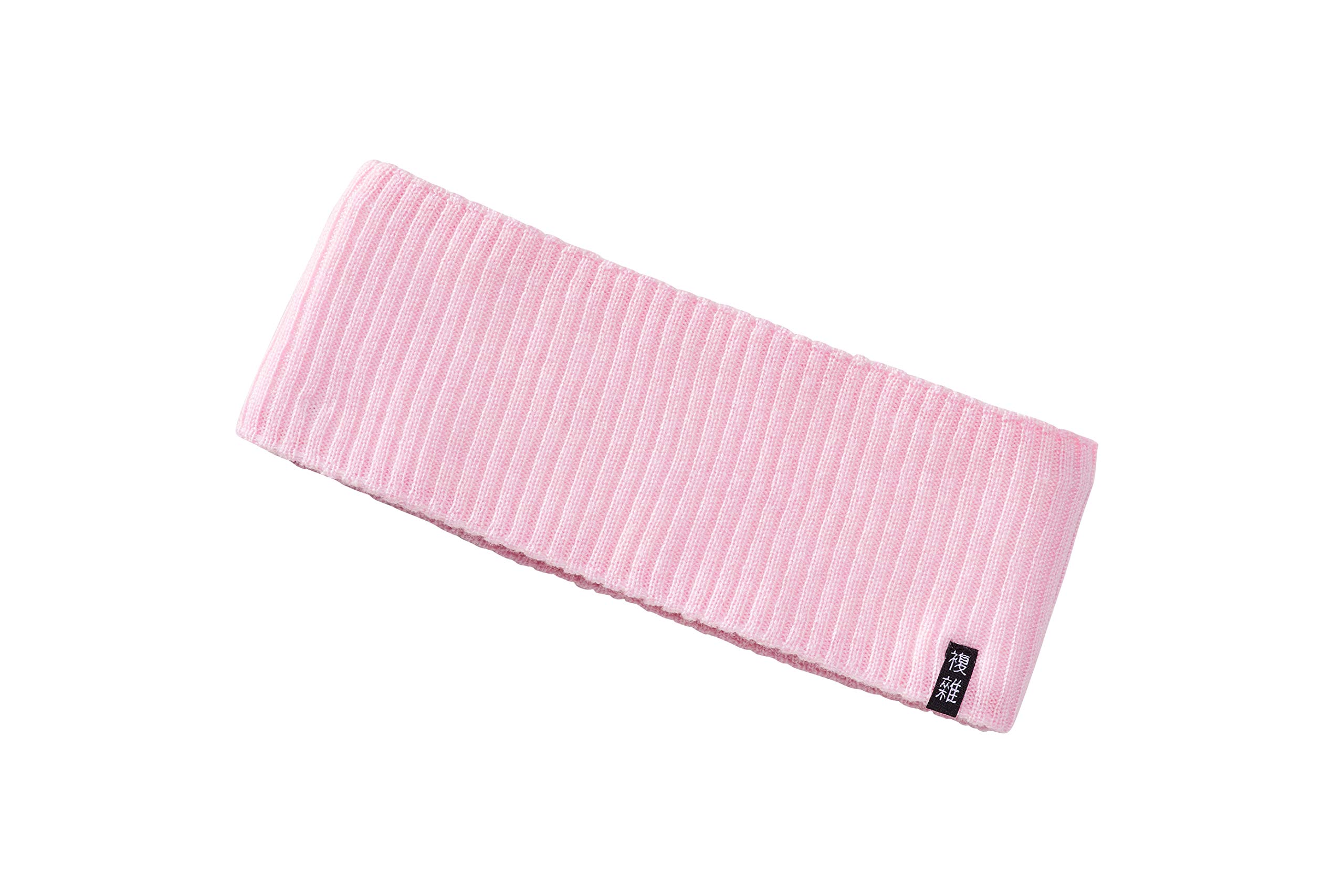 Enter the Complex® Headband for Men and Women 100% Merino Wool Winter Headband Soft and Stylish Unisex Pink - Image 2