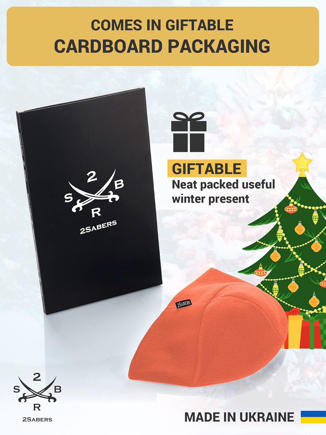 2SBR 2SABERS Fleece Winter Beanie with Visor - Men Women - Earflap Brim Skull Watch Cap Hat - Image 6