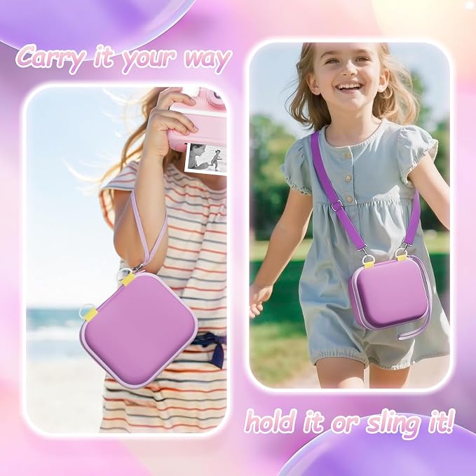 Funda rígida portátil para cámaras instantáneas infantiles miniatura 4