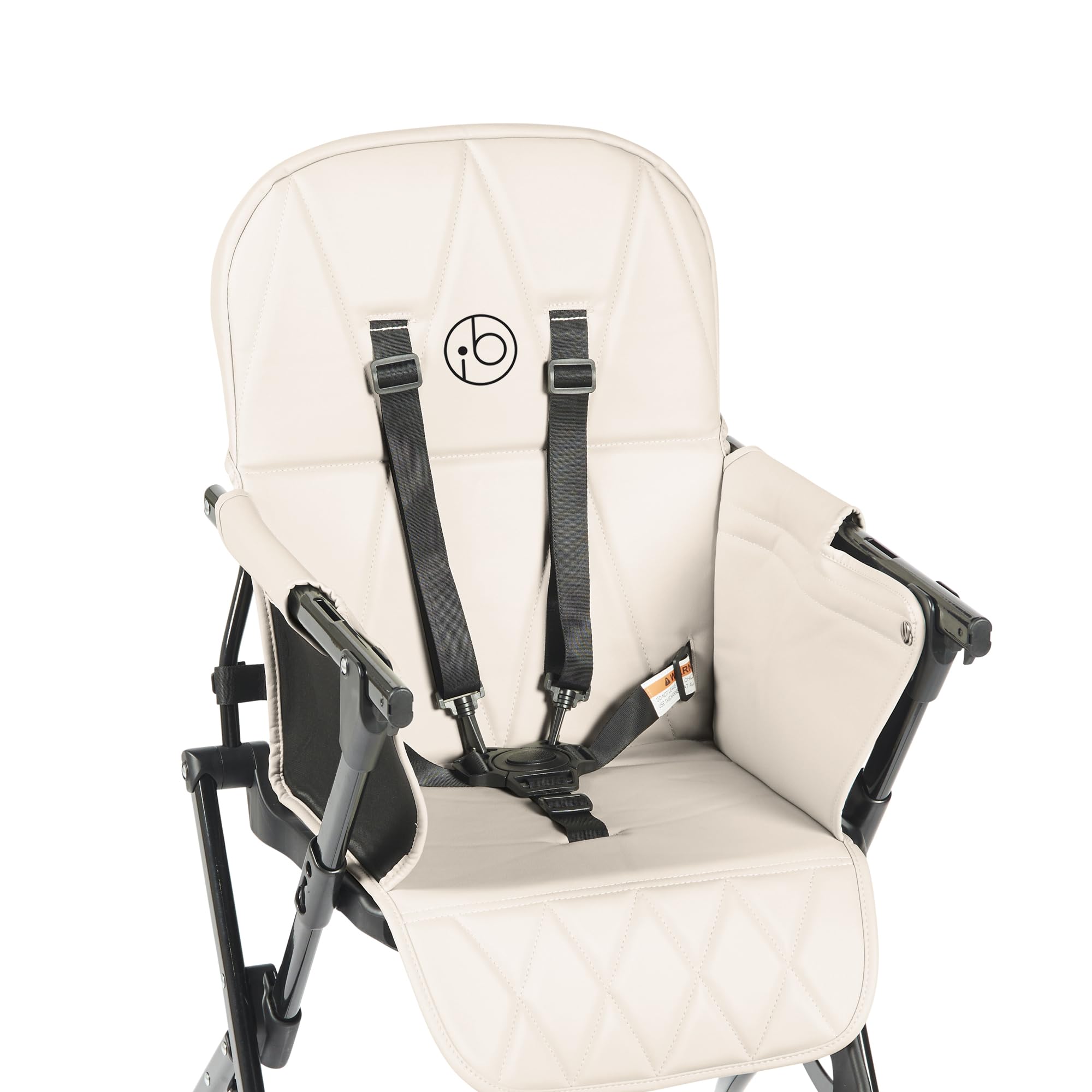 Ickle Bubba Flip Magic Fold Highchair Seat Cover - Chair Not Included (Pearl Grey)