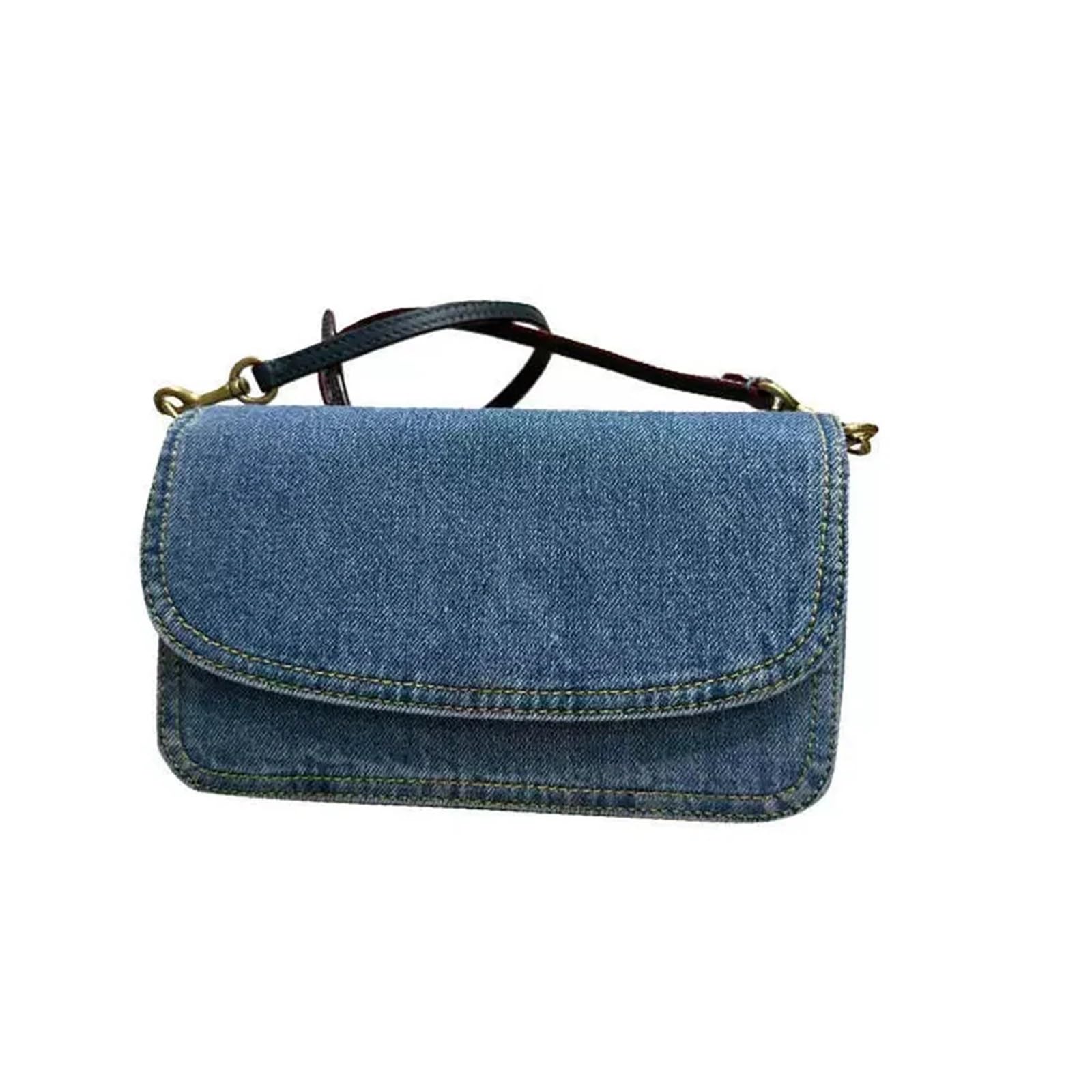 Borsa Jeans Borsa da donna estiva, borsa a mano, a tracolla, a spalla, a, piccola, quadrata, blu denim