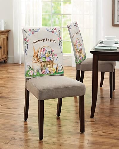 Vista 146 de Fundas para sillas navideñas de muñeco de nieve negro, 4 piezas, fundas traseras de comedor, fundas para árbol de Navidad, protectores extraíbles